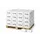 Handdoekjes Z-vouw cellulose 2-laags wit 21x24 cm Pallet 36 Doos