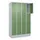 lockerkast,HxBxD 1950x1200x500mm,4x3vakken,vak B 300mm,cil.-slot