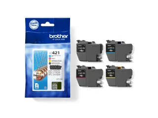 Brother LC-421 Inktcartridge Multipack Zwart + 3 Kleuren - 1