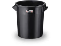 ton,HxØ 410x390mm,35l,HDPE,zwart