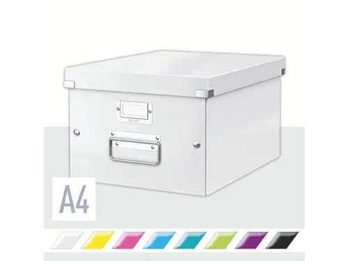 Opbergbox WOW Click & Store 281x200x370mm wit 85% gerecycled karton