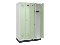 locker voor scheiding van kleding,HxBxD 1950x1200x500mm,4vak