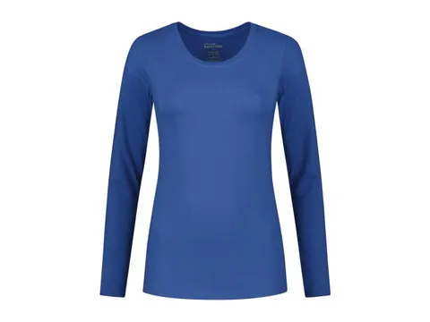 Santino Juna dames T-shirt met lange mouwen, koningsblauw, maat XL, pe