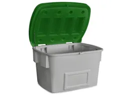 strooigoedbak,700l,HxBxD 930x1400x1070mm,PE,grijs,deksel groen