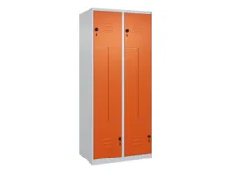 Z-garderobekast,HxBxD 1850x800x500mm,vak B 200/400mm,draaigrendel