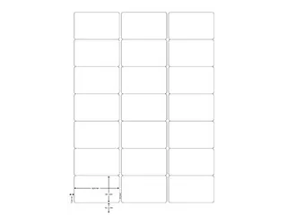 Q-Connect Multi-purpose etiketten A4 63,5x38,1mm Wit 2100 stuks - 4