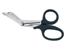 EHBO schaar 19cm met gebogen bladen en ronde punt