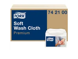 Tork 742100 Premium Zachte Wasdoek 1-laags Wit 30x19.2cm 1080 stuks