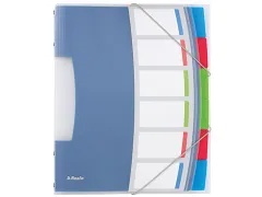 Esselte Sorteermap Vivida A4 6 Vaks Assorti PP