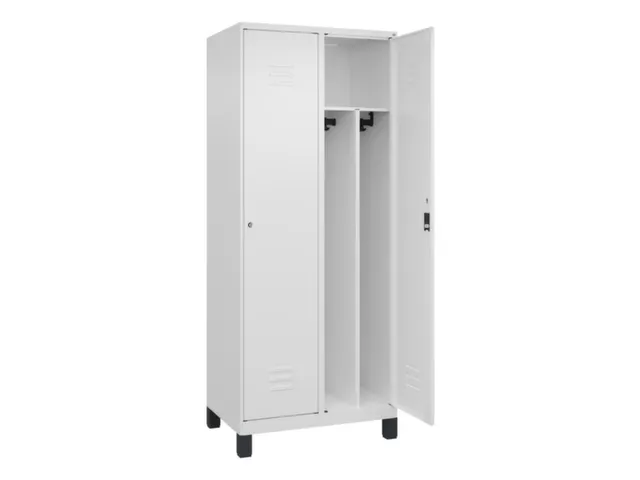 locker voor scheiding van kleding,HxBxD 1950x800x500mm,2vak