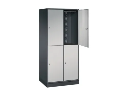 grootvolume garderobekast,HxBxD 1950x820x600mm,2x2vak.,vak B 360mm