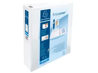 Ringmap Pp Personaliseerbaar Kreacover 4D-Ringen 60mm A4 Maxi Wit - 1