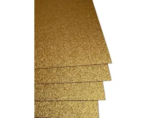 Glitterkarton Kangaro brons 50x70cm pak à 10 vel - 2