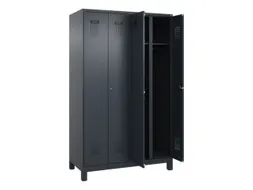 locker voor scheiding van kleding,HxBxD 1950x1200x500mm,4vak