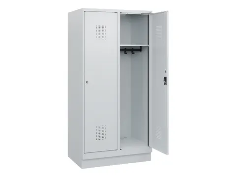 schoollocker,HxBxD 1630x800x500mm,2vak,vak B 400mm,cil.-slot,sokkel