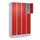 lockerkast,HxBxD 1950x1200x500mm,4x3vakken,vak B 300mm,cil.-slot
