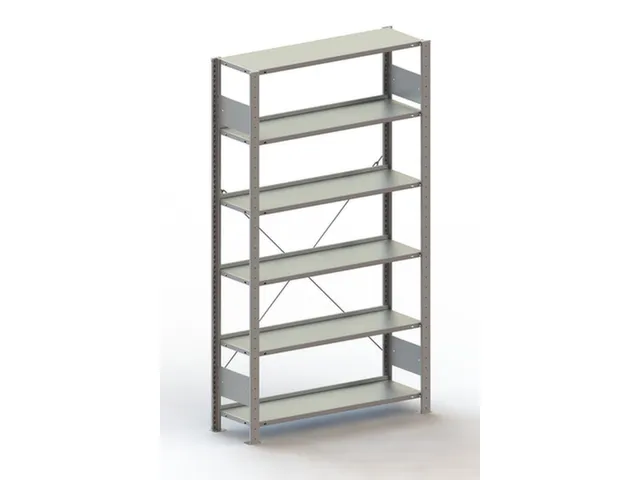 Inhaakstelling Basisveld 1850x1056x336mm 6legborden 80kg Verzinkt