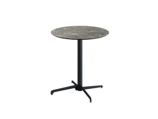 outdoortafel,HxØ 740x700mm,rond,X-onderstel zwart - 1