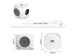 Cube multiprise ACT 3 prises inclus 2x USB C/A 1,5m blanc/gris FR/BE