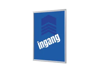 Kliklijst A1 complete set met print "INGANG" Blauw - 1