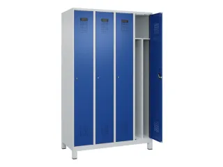 locker voor scheiding van kleding,HxBxD 1950x1200x500mm,4vak - 1