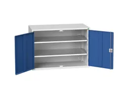 universele kast,HxBxD 800x1300x550mm,2xStalen bodem,draaigrendelslot
