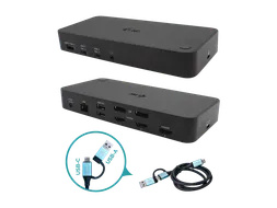 USB 3.0 / USB-C / Thunderbolt, 3x 4K Docking Station + Power Delivery
