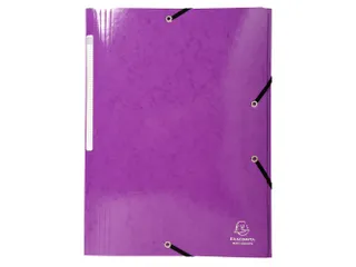 Iderama Elastomap 3 Kleppen Rugetiket Assorti Kleuren Karton - 11