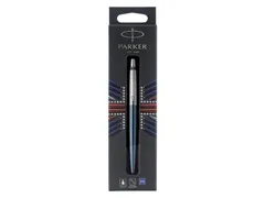 Balpen Parker Jotter Waterloo blue CT medium op blister