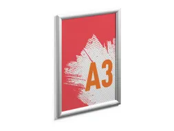 Kliklijst aluminium Outdoor A3 metaal zilver
