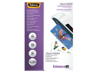 Lamineerhoes Fellowes Superquick A4 80 Micron glanzend - 3