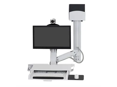 StyleView Combo-systeem met werkoppervlak, kleine CPU-houder (wit)