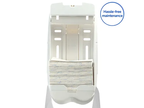 Toiletpapierdispenser Kimberly Clark Aquarius gevouwen wit 6946