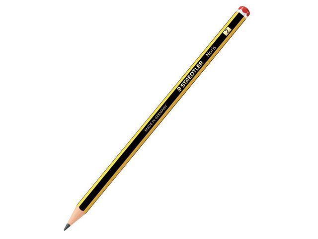 STAEDTLER Noris 120 Pencil Noris 120, Made of Upcycled Wood, Hardness HB, Non-Slip Soft Surface, High Book Fastness, High Quality, Made in Germany, 144 Pieces in Flower Pot, 120 BT1