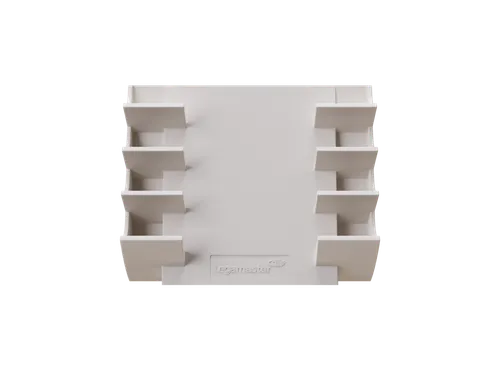 MATTE Glasbord markerhouder magnetisch voor 4 markers Warm Grey