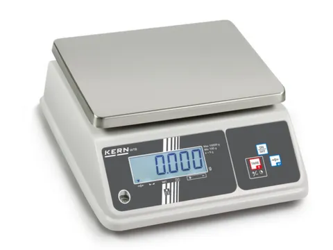 tafelweegschaal,niet ijkbaar,platform BxD 263x203mm,RVS