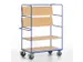 chariot à plateaux,force 600kg,4plateau(x),plateau Lxl 1000x740mm