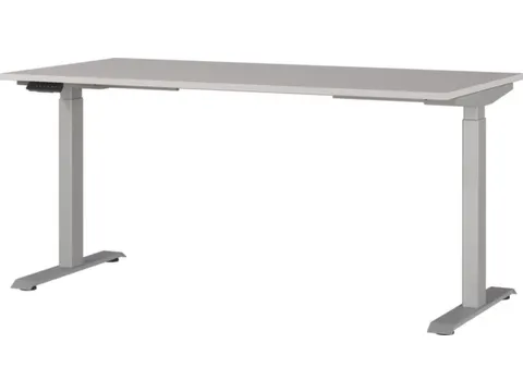 Elektrisch ihv bureau,HxBxD 720-1200x1600x800mm,blad decor kasjmier