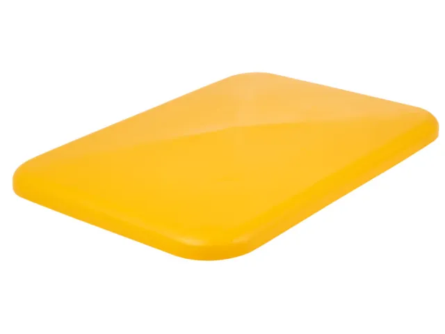 Deksel Voor Verrijdbare Rechthoekige Bak 340 Liter Geel