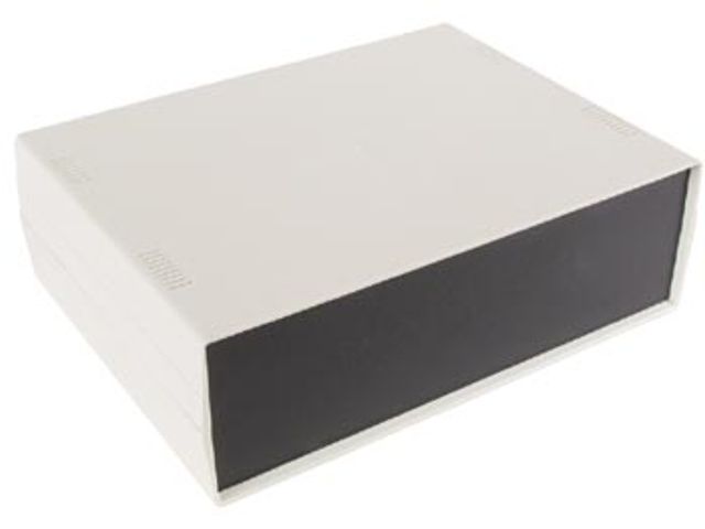 Coffret plastique gris