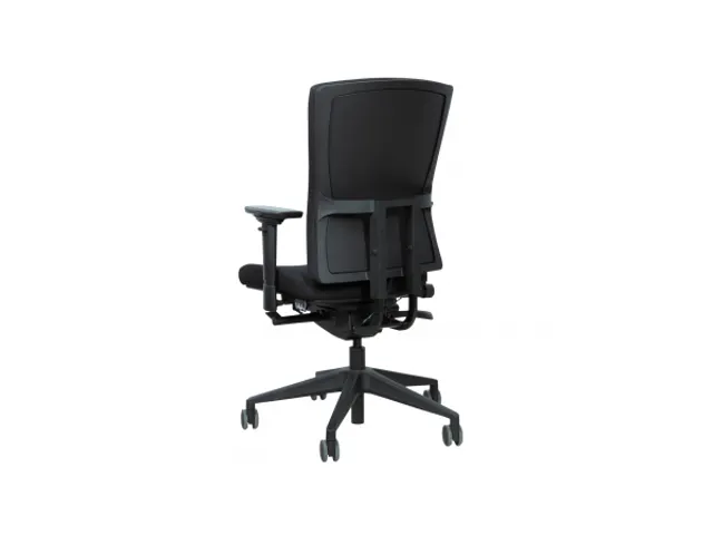 Siège de bureau série 400-NPR Comfort tissu Noir piètement noir