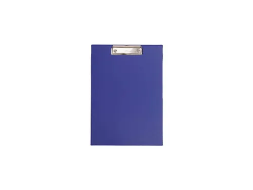Klembord MAUL PVC folie Blauw A4 staand