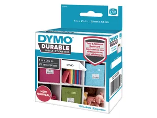 Etiket Dymo 1976411 industrieel 25x54mm 1 rol á 160 stuks wit - 1