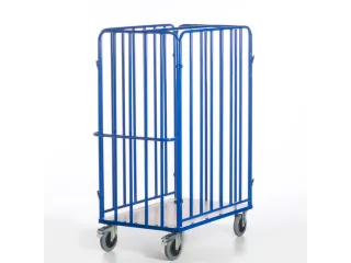 pakketwagen,draagverm. 600kg,laadvl. LxB 1200x740mm,houtetage,RAL5010 - 11