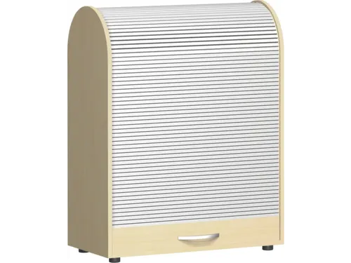 roldeurkast met verticale deur,HxBxD 1030x800x400mm,2xhouten vloer