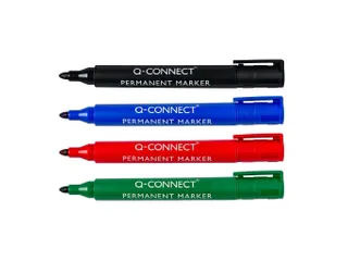 Permanente Marker Ronde Punt Rood - 3