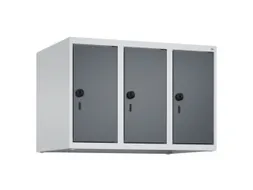 opzetkast,v. locker,3vak.,vak B 250mm,HxBxD 500x750x500mm,vleugeldeur