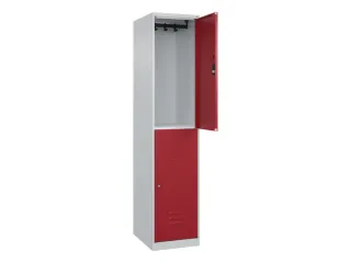 dubbeldekse locker,HxBxD 1850x400x500mm,1x2vak.,vak B 400mm - 2