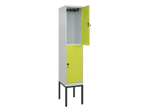 dubbeldekse locker,HxBxD 2120x400x500mm,1x2vak.,vak B 400mm