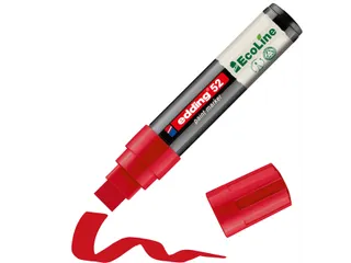 Paintmarker edding 52 EcoLine op waterbasis 4-15mm rood - 3